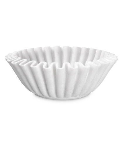 Jackson skål round white marble