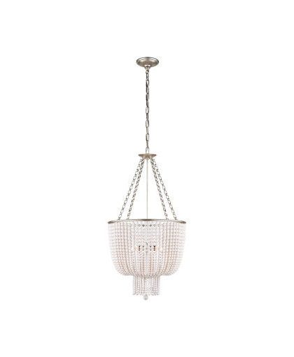 Jacqueline kristallkrona Burnished Silver Leaf/vit
