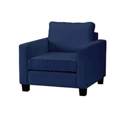 Plaza fåtölj indigo