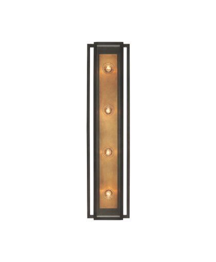 Halle 30 vägglampa brons/antik mässing