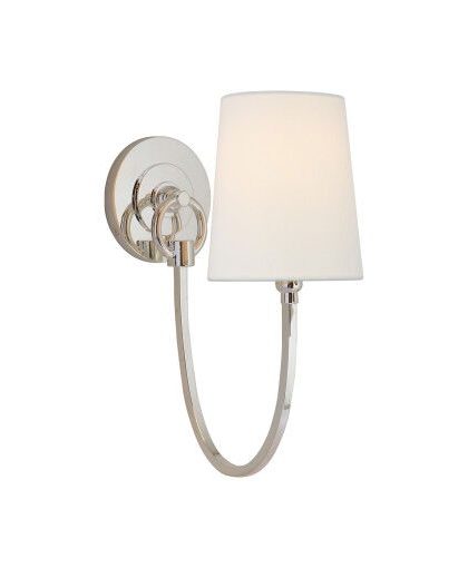 Reed vägglampa nickel
