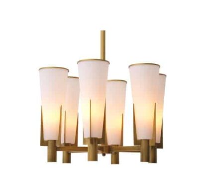 Dino taklampa mässing