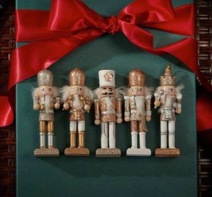 Herman nötknäppare juldekoration 5-pack