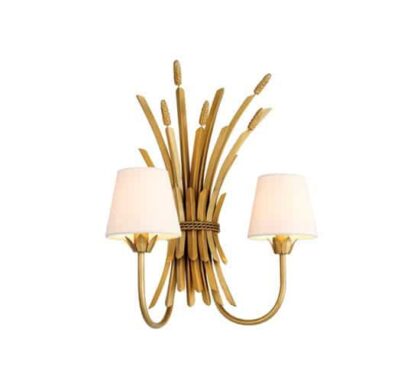 Bonheur vägglampa guld