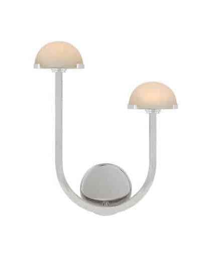 Pedra 15 vägglampa höger nickel