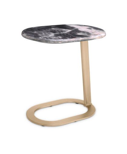 Oyo sidobord svart marmor