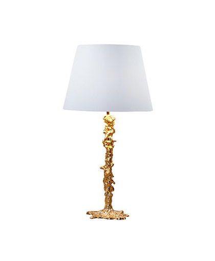 Drip lampfot guld