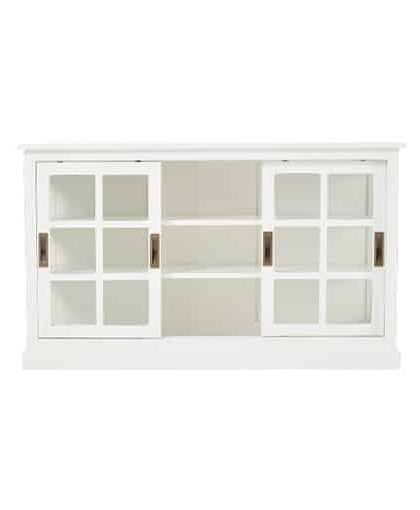 Seethrough skåp classic white