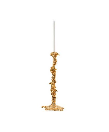 Drip ljusstake guld
