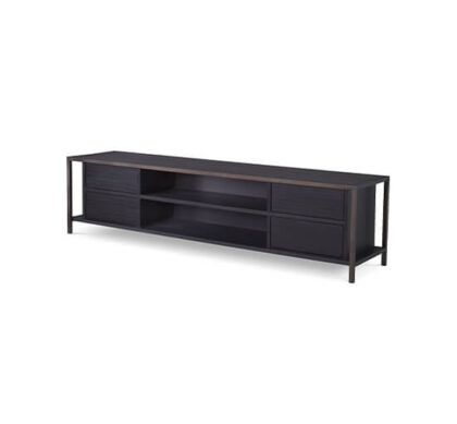 Wilmot mediabänk charcoal grey