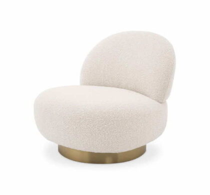 Clément fåtölj bouclé cream