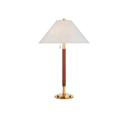 Garner bordslampa mässing/brun