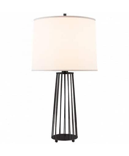 Carousel bordslampa brons