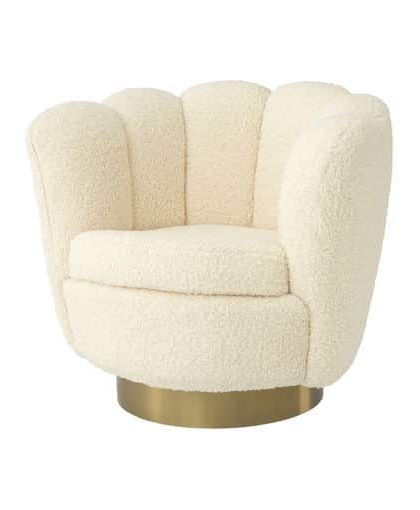 Mirage swivel fåtölj faux shearling