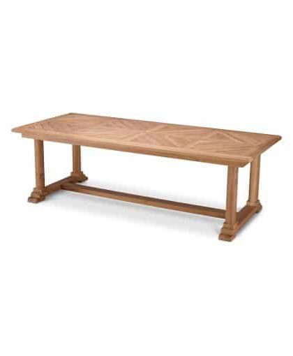 Bell Rive matbord natural teak