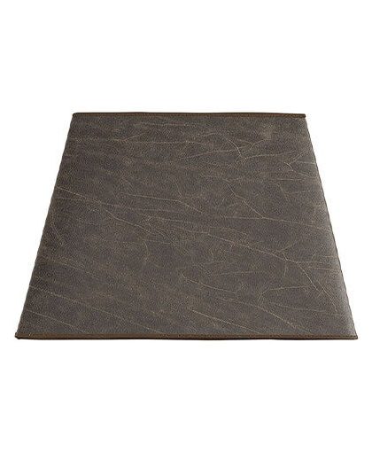 Square lampskärm leather pale brown