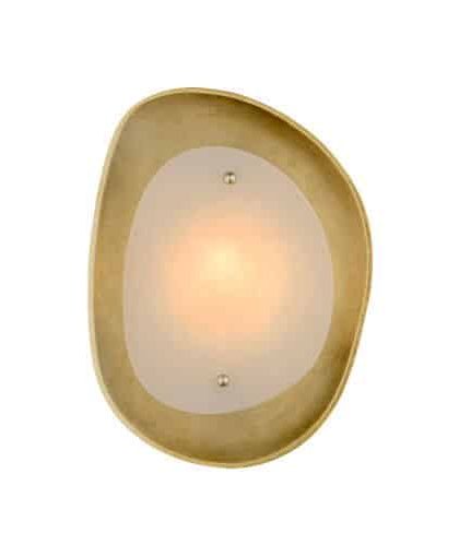 Samos Sculpted vägglampa Gild