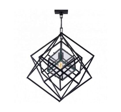 Cubist takkrona svart S