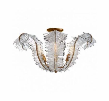 Calais taklampa guld