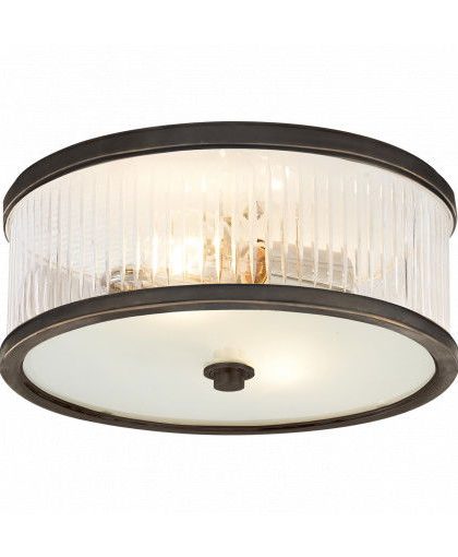 Randolph plafond rund brons L