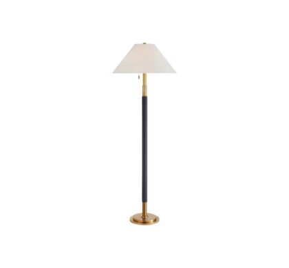 Garner golvlampa mässing/navy