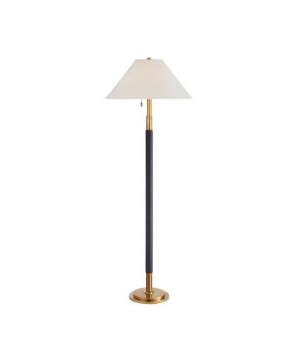 Garner golvlampa mässing/navy