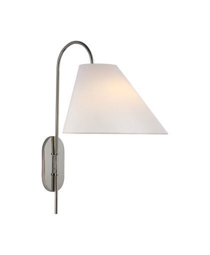 Kinsley vägglampa justerbar nickel