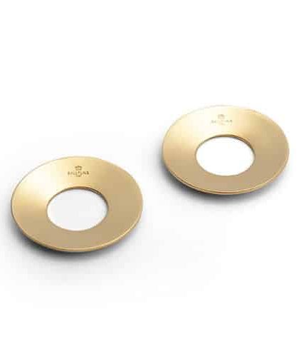Ljusmanschett mässing 2-pack