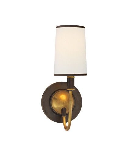 Elkins vägglampa brons antik/mässing
