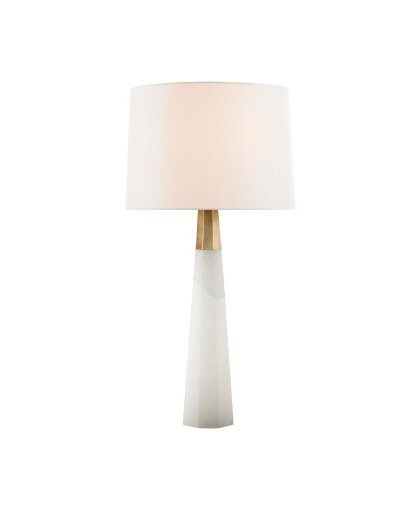 Olsen bordslampa alabaster/antik mässing