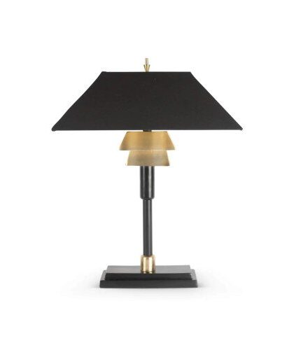 Duo skrivbordslampa svart / guld
