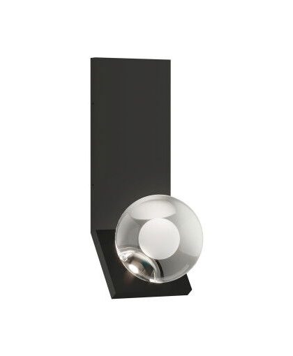 Mina vägglampa svart