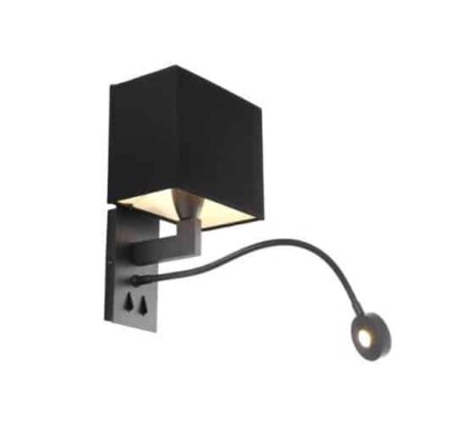 Reading vägglampa brons