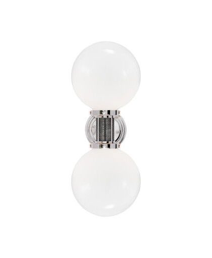 McCarren vägglampa dubbel nickel