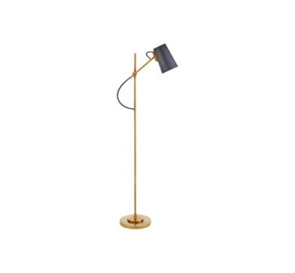 Benton golvlampa justerbar mässing/navy