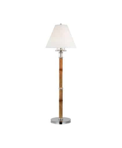 Dalfern skrivbordslampa nickel/vit
