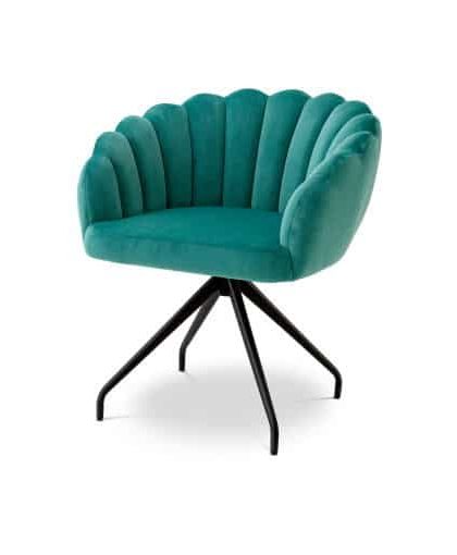 Luzern matstol savona turquoise velvet