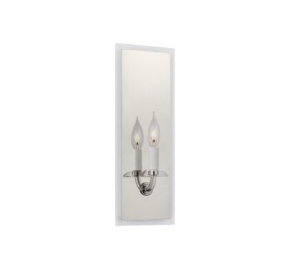 Brigitte vägglampa nickel Medium
