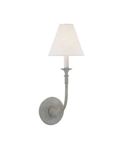 Piaf vägglampa grå