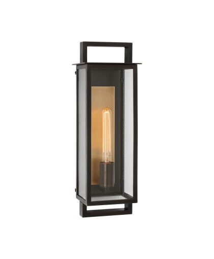 Halle Narrow vägglampa svart M
