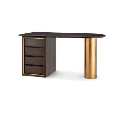 Del Rio skrivbord mocha oak veneer