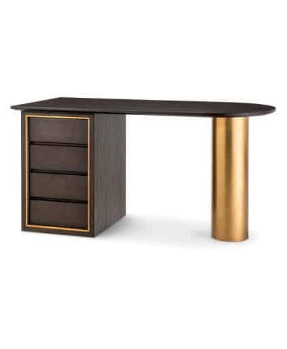 Del Rio skrivbord mocha oak veneer