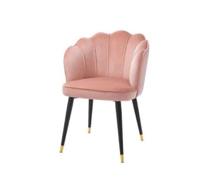 Bristol matstol sammet savona nude/ljusrosa