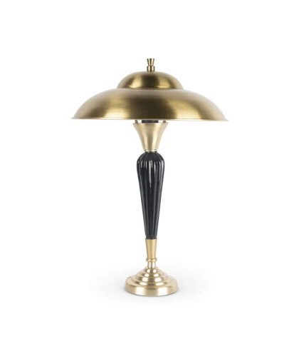 Miami Mushroom skrivbordslampa svart /guld