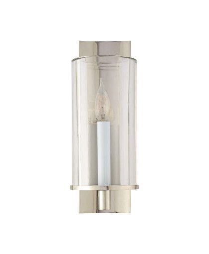 Deauville vägglampa nickel