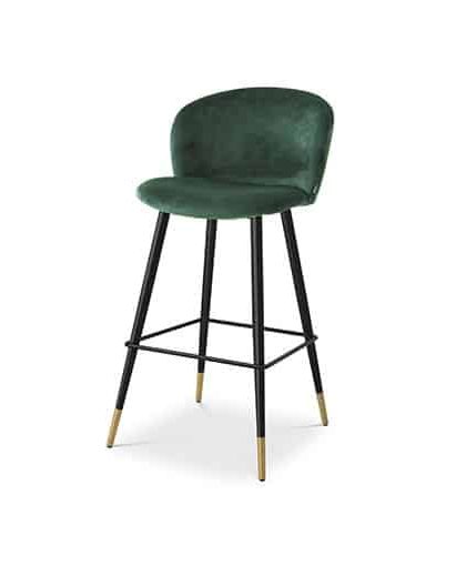 Volante barstol roche dark green velvet