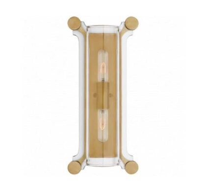 Chirac Tall vägglampa antik mässing