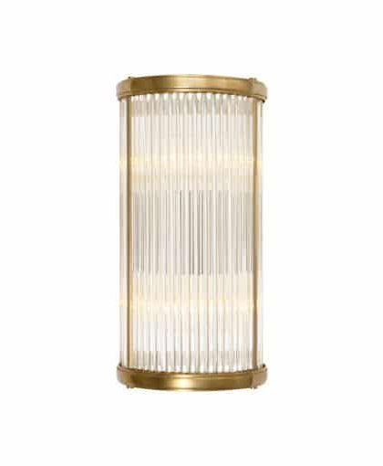 Allen vägglampa mässing S
