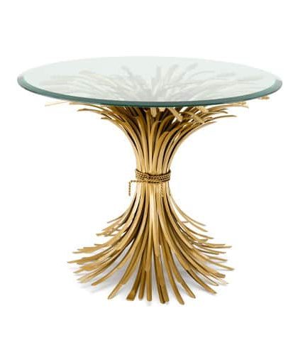 Bonheur sidobord guld L