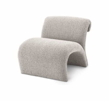 Vignola stol bouclé grå